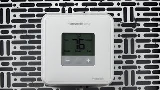 How to navigate and use the T1 Pro thermostat  Resideo [upl. by Oicneserc]