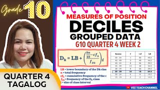 DECILES OF GROUPED DATA G10 [upl. by Ambrosi559]