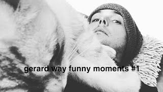 gerard way funny moments 1 [upl. by Pattin678]