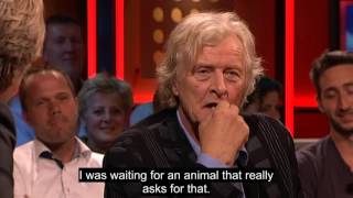 Rutger Hauer on De wereld draait door September 18 2013 with English Subtitles [upl. by Monsour300]