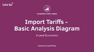 Import Tariffs  Basic Analysis I A Level and IB Economics [upl. by Sholley]