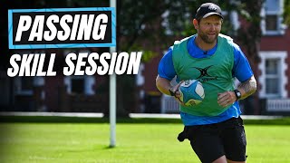 12 Min Individual Skill Session  rugbybricks  1m Box Rugby Passing  Peter Breen [upl. by Khoury]