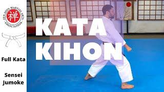 Kihon  Shotokan Karate White Belt Kata [upl. by Attenod]