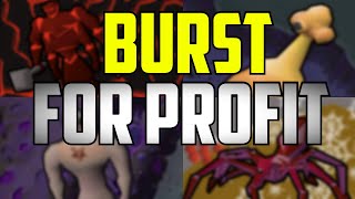 OSRS  5 Spots to Burst for EASY Profits MAGE TRAINING [upl. by Acirederf480]