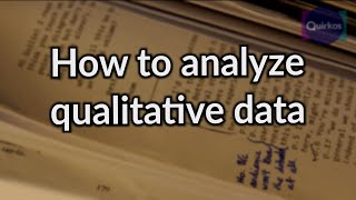 How to Analyze Qualitative Data [upl. by Ahiel]