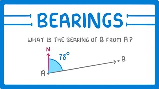 GCSE Maths  What are Bearings 118 [upl. by Laroy]