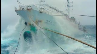 Largest Ships Sinking In Horrible Storm [upl. by Welford]