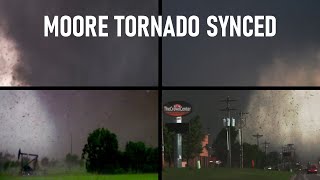 2013 Moore EF5 Tornado Synced [upl. by Yruam]