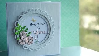 Happy Birthday to You card tutorial [upl. by Anirpas769]