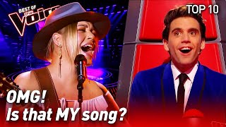 TOP 10  COACH SONGS surprise The Voice coaches [upl. by Anum]