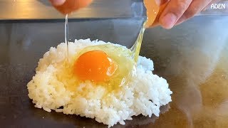 Japanese Fried Rice  Food in Kyoto Japan [upl. by Girand]