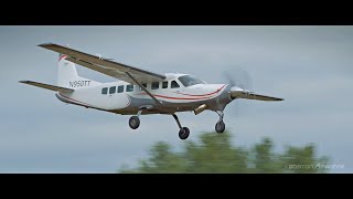 SkyDive Cessna Caravan 208B Landing Pass [upl. by Fisuoy]