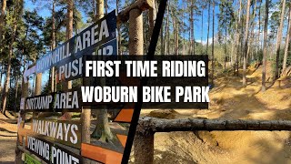 FIRST TIME AT WOBURN BIKE PARK [upl. by Yeslah]