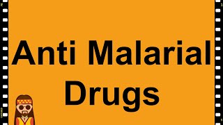 Pharmacology Anti Malarial Drugs MADE EASY [upl. by Zulch]