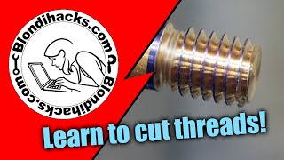 How To Cut Threads On A Lathe [upl. by Alym]