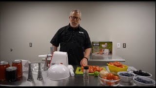 Weston Deluxe Electric Tomato Strainer [upl. by Oetomit]