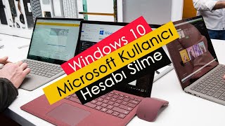 Windows 10 Microsoft Kullanıcı Hesabı Silme [upl. by Patman412]