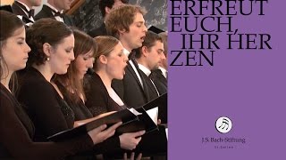 JS Bach  Cantata BWV 66 quotErfreut euch ihr Herzenquot J S Bach Foundation [upl. by Ispep]