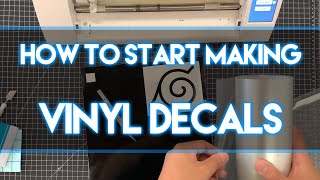 How to Start Making Vinyl Decals Basic Guide [upl. by Netti]