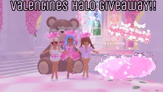 VALENTINES HALO ROYALE HIGH 2024 RICH ROYALE HIGH HALOS [upl. by Enohpesrep850]