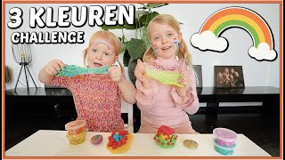 3 KLEUREN DiY CHALLENGE 🌈  Luxy Bellinga 24 [upl. by Haas]