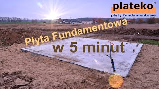 Płyta Fundametowa w 5 minut  Plateko [upl. by Osi46]