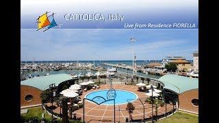 Cattolica Italy  Live Webcam from Residence FIORELLA [upl. by Aicele]