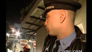 Mardi Gras Officer Scott Monaco COPS TV SHOW [upl. by Ronile339]