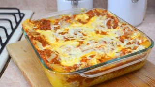 COMO HACER LASAGNA LASAÑA MUY FACIL  Recién Cocinados [upl. by Ordnazil]