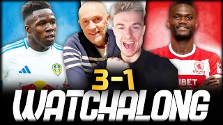 Leeds United 31 Middlesbrough LIVE Watchalong  Championship Clash  One Leeds Fan Channel [upl. by Farkas]