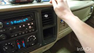 2004 Chevy Tahoe Radio Removal [upl. by Aguste]