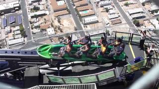 Las Vegas Stratosphere Hotel XScream Ride HD [upl. by Hedberg]