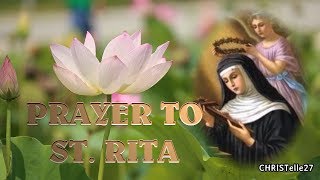 Novena and Prayer to Saint Rita of Cascia  Powerful Saint [upl. by Ahsinoj]