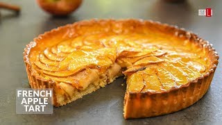 How to Make Classic French Apple Tart  Food Channel L Recipes [upl. by Nibla]