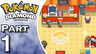 Lets Play Pokemon Diamond  Gameplay  Walkthrough  Part 1 [upl. by Hester611]