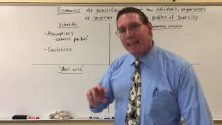 Introduction to Economics Part 1  Professor Ryan [upl. by Doralia]