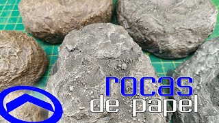 Como hacer Rocas con Papel [upl. by Aztilay]