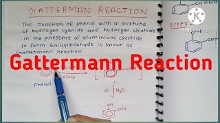 Gattermann Reaction [upl. by Belda]