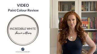 Paint Colour Review Sherwin Williams Incredible White [upl. by Horter]