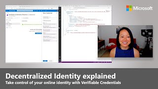 Verifiable Credentials Using Blockchain  Digital Identity  Microsoft Ignite 2020 [upl. by Magna]