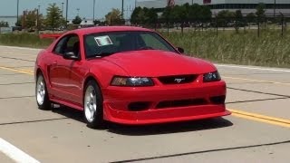 Test Driving 2000 Cobra R Mustang 54 DOHC V8 Six Speed [upl. by Occir285]