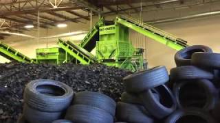 Recycled Tires to Colored Granules [upl. by Aluino]