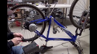 Powerful Electric Bike Conversion Part I EBike Conversion Kit Installation [upl. by Bomke]