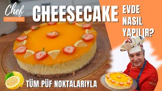 Limonlu Cheescake nasıl yapılır 🍋 [upl. by Nylidnam]