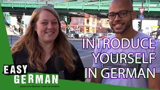 Introduce yourself in Slow German  Super Easy German 1 [upl. by Lewan]