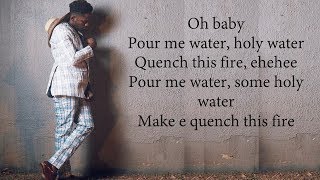 Mr Eazi Pour Me Water Lyrics [upl. by Arod]