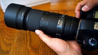 Tamron 100400mm f4563 VC USD lens review with samples Fullframe amp APSC [upl. by Hausmann]