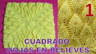 Cómo hacer hojas de crochet Sencillas y rapidísimas By Blue Bubalú [upl. by Aicilegna]