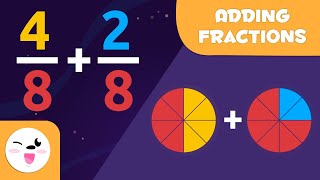 Learn How to Add Fractions  Same Denominator  Math for Kids [upl. by Adnilre160]