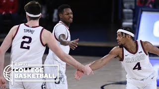 Gonzaga stays perfect with win vs Loyola Marymount HIGHLIGHTS  ESPN College Basketball [upl. by Ylrebmik]